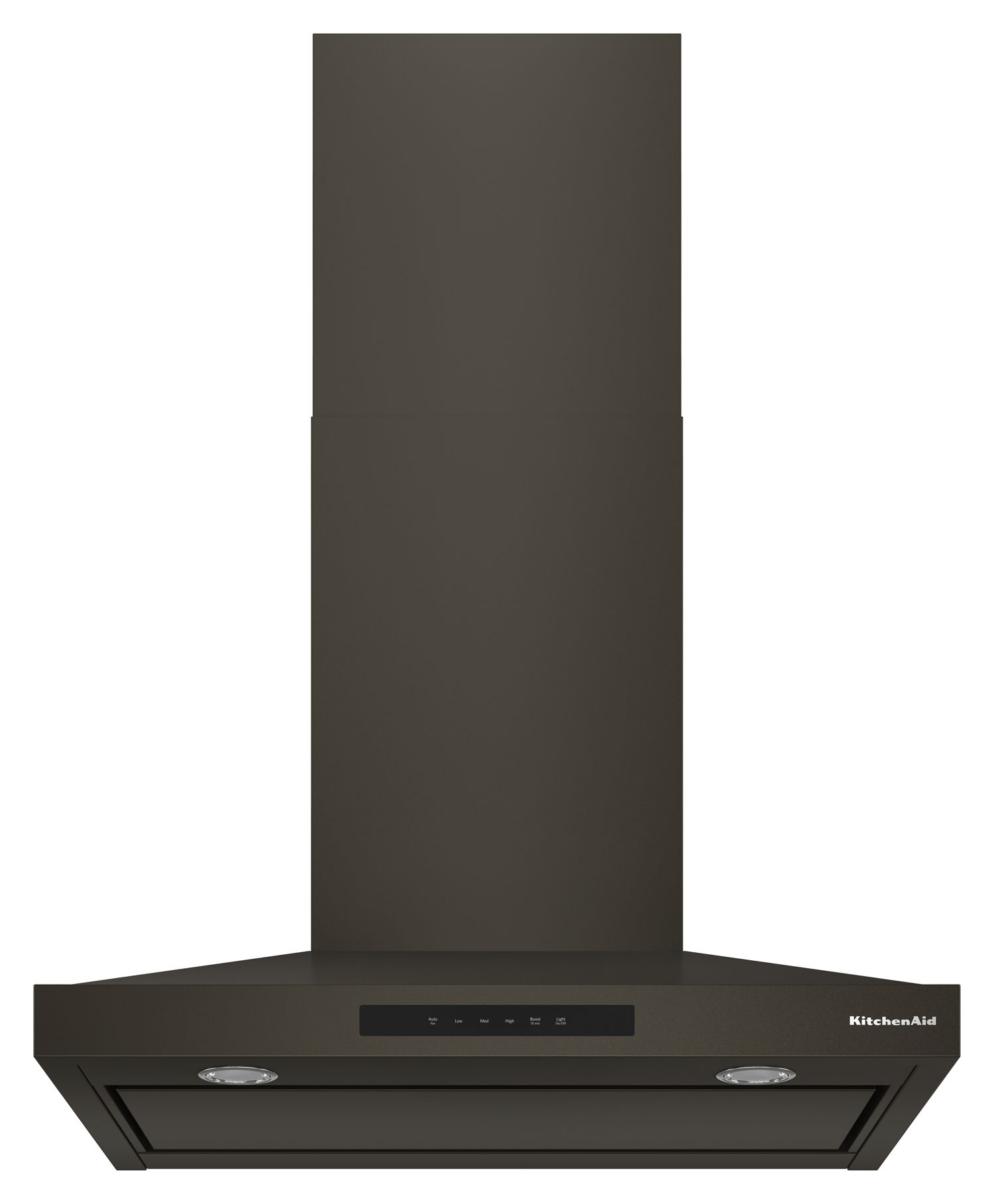 KitchenAid 30 in. Wall-Mount, 4-Speed Canopy Hood in Black Ore KVWC730SBE