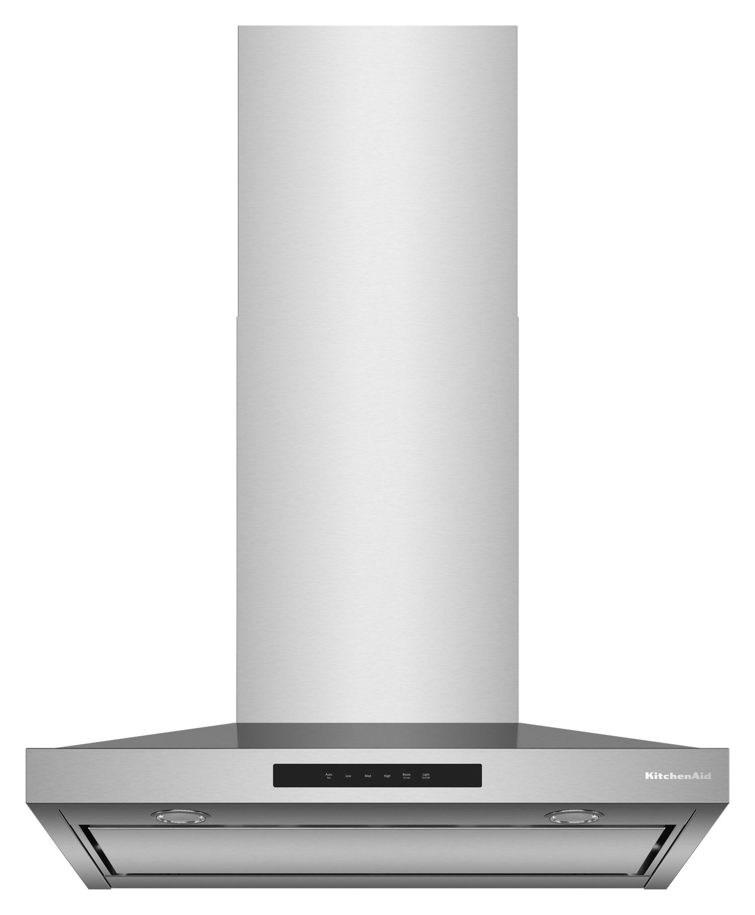 KitchenAid 30 in. Wall-Mount, 4-Speed Canopy Hood in Steel KVWC730SSS
