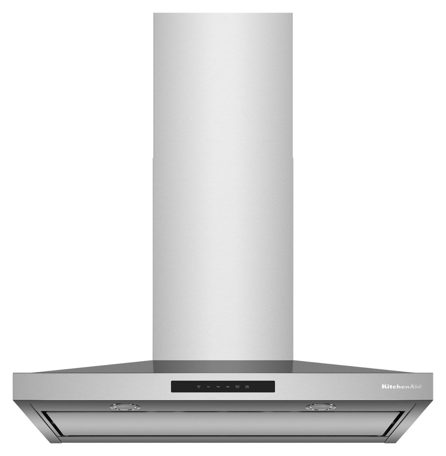 KitchenAid 36 in. Wall-Mount, 4-Speed Canopy Hood in Steel KVWC736SSS