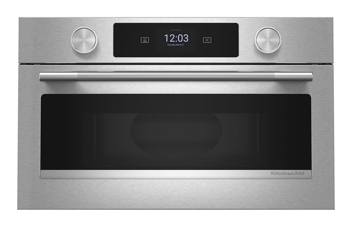 KitchenAid 30" Built In Microwave Oven w/ Air Fry in Steel KMBS730SPS