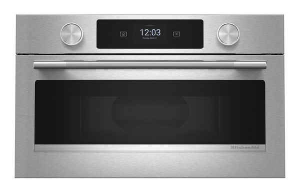 KitchenAid 30" Built In Microwave Oven w/ Air Fry in Steel KMBS730SPS