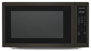 Black Stainless 24 Countertop Microwave Oven With Printshield