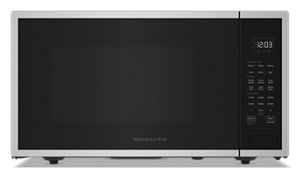 KitchenAid 2 2 Cu Ft Countertop Microwave With Auto Functions   Hero KMCS324PPS.tif