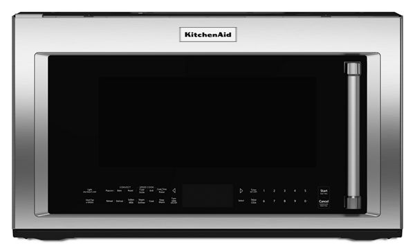 KitchenAid – 1.9 Cu. Ft. Convection Over-the-Range Microwave with Sensor Cooking – Stainless steel
