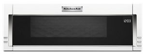 KitchenAid 1000-Watt Low Profile Microwave Hood Combination - White