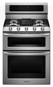 30-Inch, 5-Burner Freestanding Double Oven Range with Even-Heat™ Convection