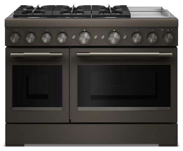 48-Inch 6 Burner Commercial-Style Dual Fuel Range with Griddle