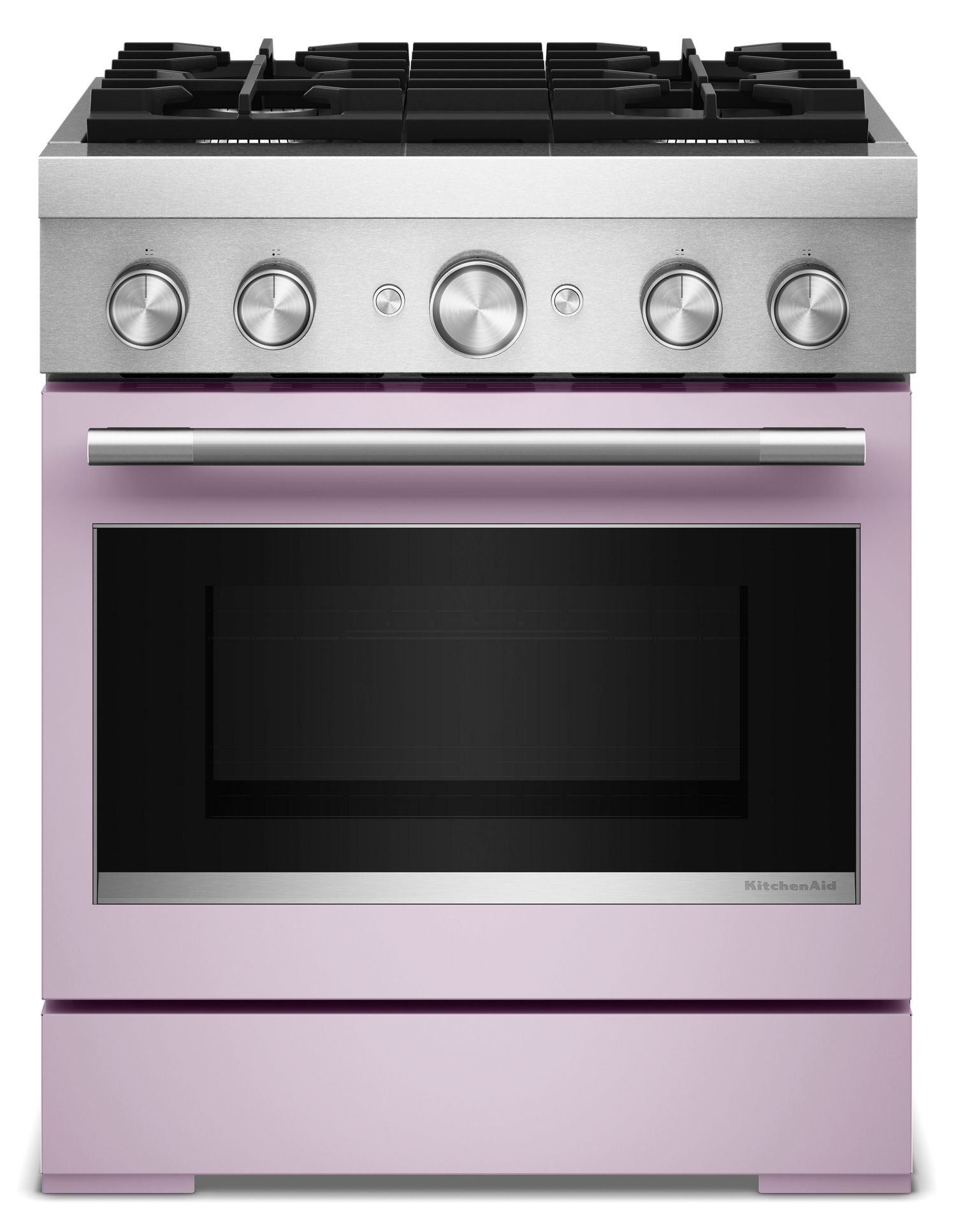 KitchenAid 30 in. 4 Burner Commercial-Style Dual Fuel Range w/ No Preheat Air Fry Mode in Wildflower KFDS930SWF