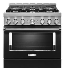 KitchenAid® 36'' Smart Commercial-Style Gas Range with 6 Burners