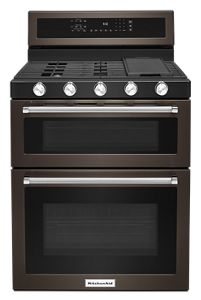 30-Inch 5 Burner Gas Double Oven Convection Range
