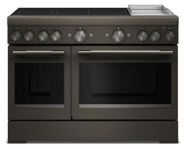 KitchenAid® 48-Inch 6-Element Induction Freestanding Commercial-Style Range with Griddle