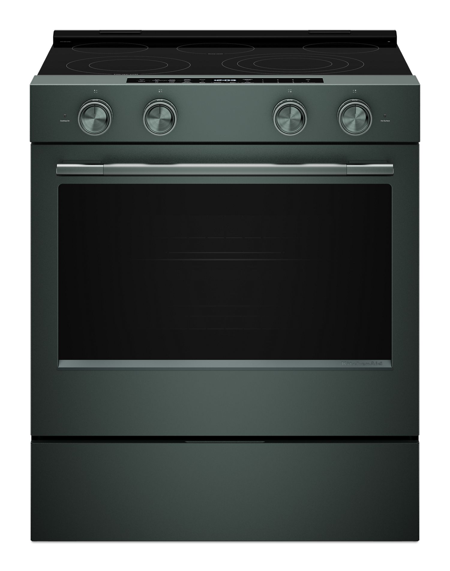 KitchenAid 5.3 Cu. Ft. Smart Slide-In Electric Range w/ Two Even-Heat Hyper Elements & Convection Cooking Modes in Juniper KSES530SJP