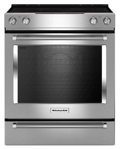 30-Inch 5-Element Electric Convection Slide-In Range with Baking Drawer
