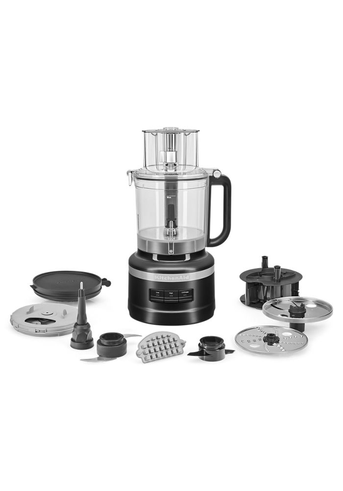 Kitchenaid 13-Cup Food Processor With Dicing Kit In Black Matte, KFP1319BM
