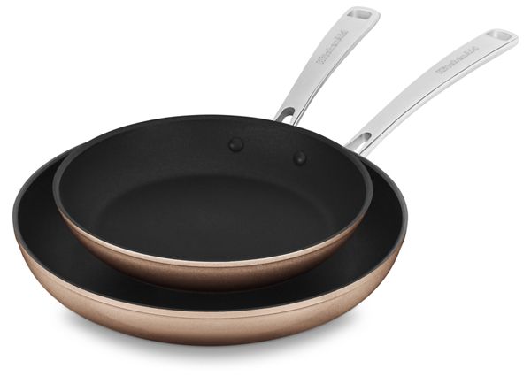 KitchenAid&reg; Hard Anodized Non-Stick Twin Pack Skillet Set (10&quot;/12&quot;)