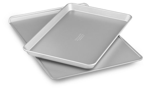 KitchenAid® Nonstick 10"x15" Jelly Roll Pan and 13"x18" Cookie Sheet Set