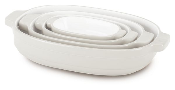 KitchenAid® Ceramic 4-Piece Nesting Casserole Set