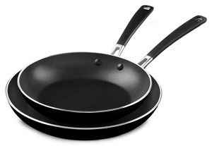 Aluminum Nonstick 10" and 12" Skillets Twin Pack