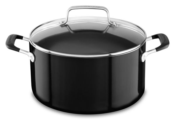KitchenAid&reg; Aluminum Nonstick 6.0 Quart Stockpot with lid