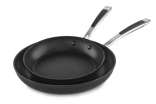 KitchenAid&reg; Hard Anodized Nonstick 10&quot; and 12&quot; Skillets Twin Pack