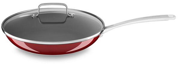 Stainless Steel 12" Nonstick Skillet with lid