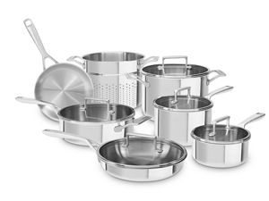 Tri-Ply Stainless Steel 12-Piece Set