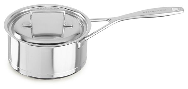 KitchenAid® Professional Seven-Ply 3.0-Quart Saucepan With Lid