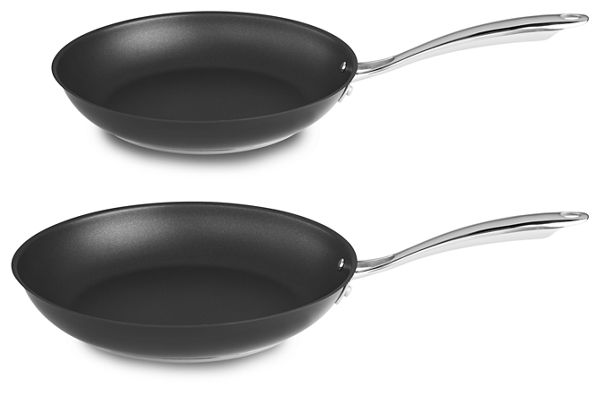 KitchenAid&reg; Stainless Steel 10&quot; and 12&quot; Nonstick Skillets Twin Pack