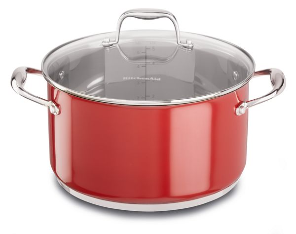 Stainless Steel 6.0-Quart Low Casserole with Lid