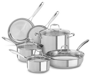 Stainless Steel 10-Piece Set