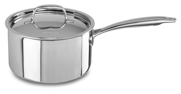 Tri-Ply Stainless Steel 2.8 L Saucepan with Lid