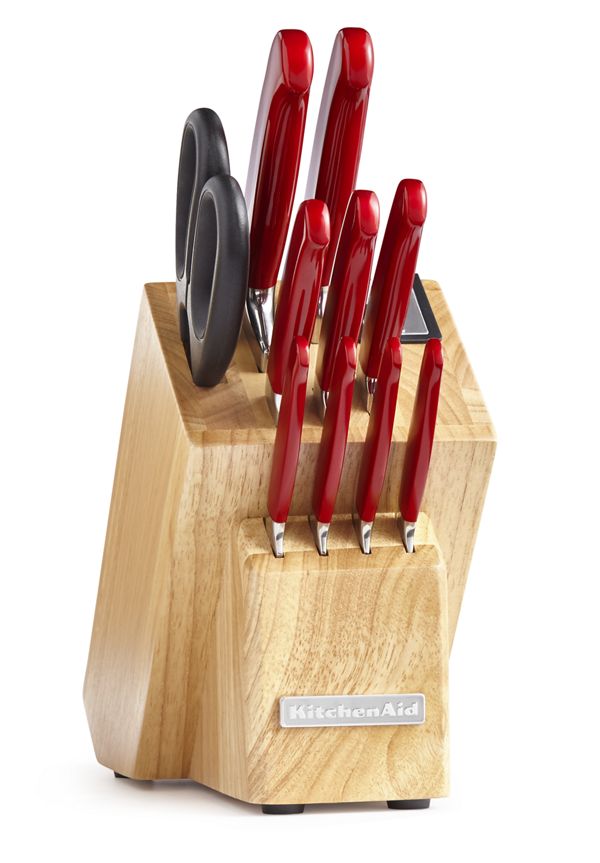 KitchenAid® Classic Forged 12-Piece Candy Apple Red Cutlery Set