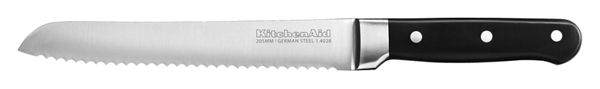 Classic Forged 8-Inch Triple Rivet Scalloped Bread Knife