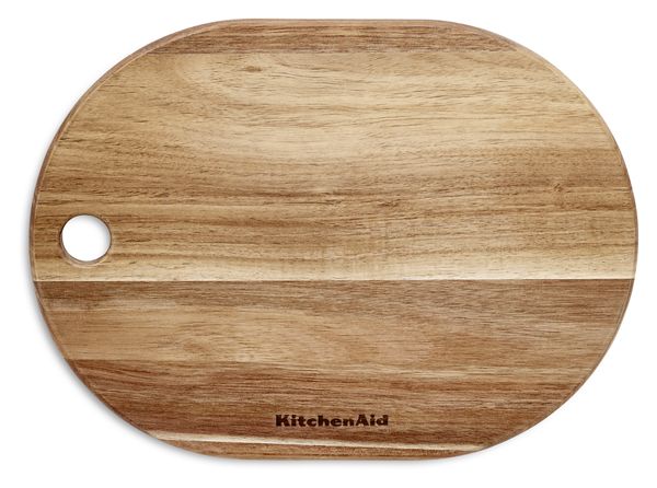 KitchenAid® 8" x 11" Oblong Acacia Cutting Board