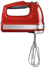9-Vitesse Candy Apple Red Hand Mixer 