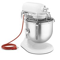 White Commercial Series 8 Quart Bowl-Lift Stand Mixer with