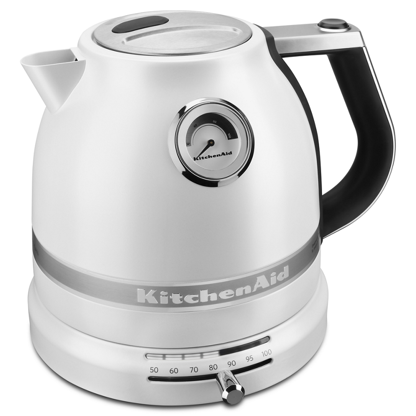 KitchenAid Brushed Stainless Steel 7-Cup Corded Manual Electric Kettle at
