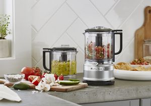 KitchenAid - 7 Cup Food Processor - Contour Silver