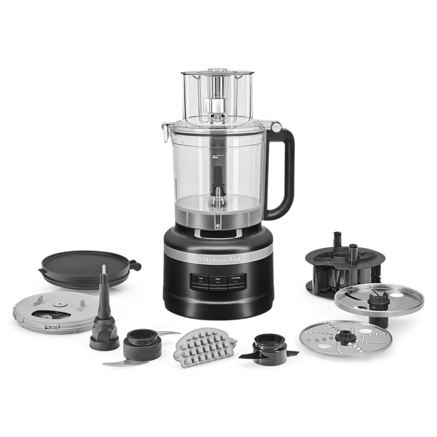 KitchenAid 13-Cup Food Processor in Black, Silver, or Red on Food52