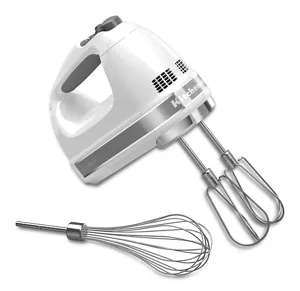 KitchenAid 9-Speed Hand Mixer with Flex Edge Beaters - Contour Silver