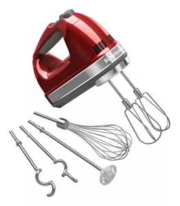 6 Speed Hand Mixer with Flex Edge Beaters Empire Red KHM6118ER