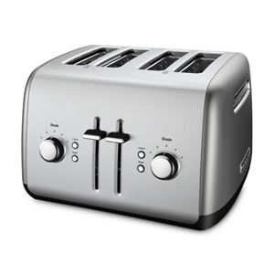  KitchenAid KMT4116ER 4 Slice Long Slot Toaster with High Lift  Lever, Empire Red: Home & Kitchen