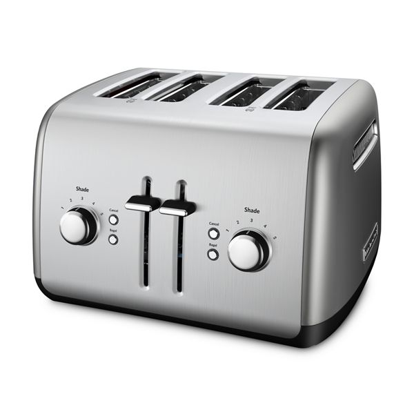 4-Slice Toaster with Manual High-Lift Lever