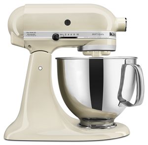 Cream Beige Ventray MK37 Professional Grade 4.5-Quart 6-Speed Stand Mixer with Pouring Shield 