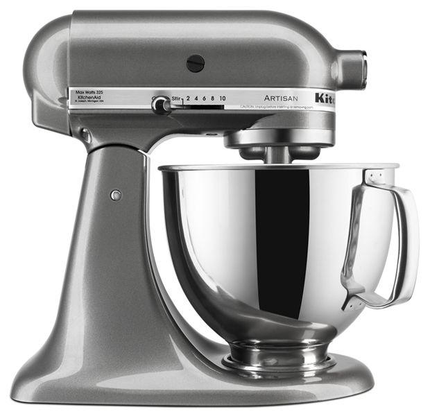 Artisan® Series 5 Quart Tilt-Head Stand Mixer Medallion Silver ...