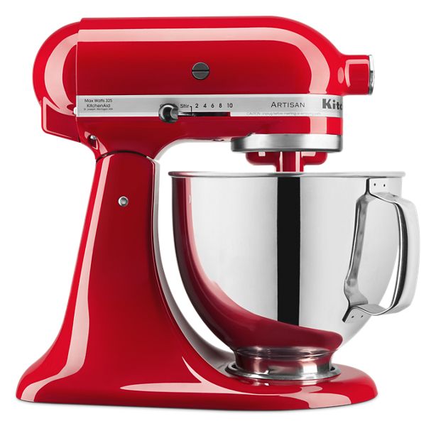 Artisan® Series 5 Quart Tilt-Head Stand Mixer Passion Red KSM150PSPA ...