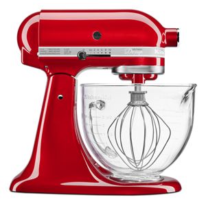 Kitchen aid artisan スタンディング ミキサー 赤-