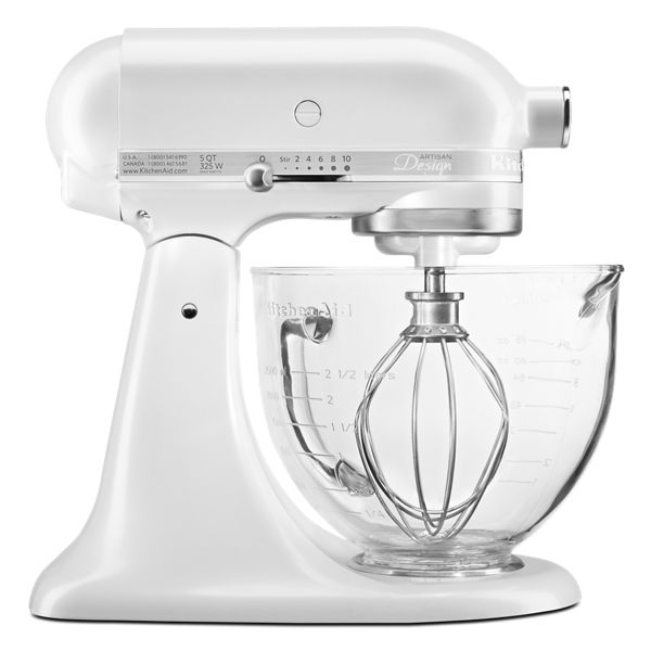 KitchenAid&reg; Artisan&reg; Design Series 5 Quart Tilt-Head Stand Mixer with Glass Bowl