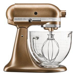 Artisan® Design Series 5 Quart Tilt-Head Stand Mixer with Glass Bowl