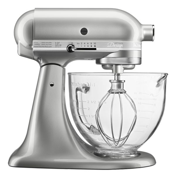 KitchenAid&reg; Artisan&reg; Design Series 5 Quart Tilt-Head Stand Mixer with Glass Bowl